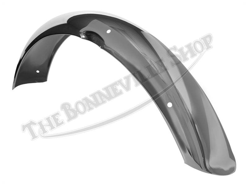 Triumph 500 650 750 6 Hole Chrome Front Speedwell Mudguard / Fender 1973-76 PN# 97-4439 - Image 4
